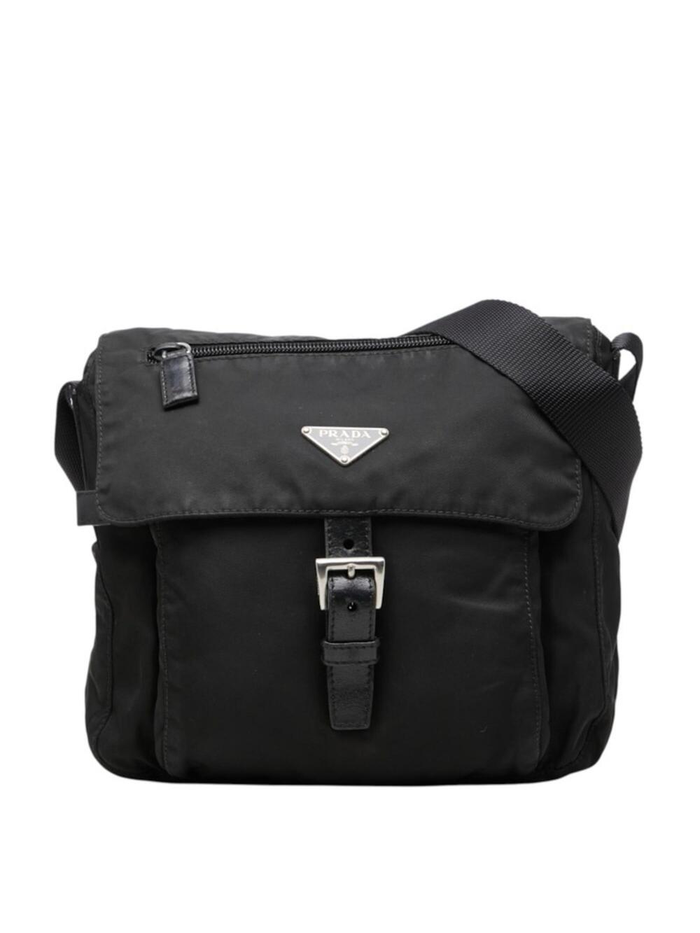 Prada Buckle Messenger Bag Tessuto #369229P45B